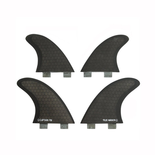 Captain Fin Co - Tyler Warren Quad - Medium - Black (FCS)