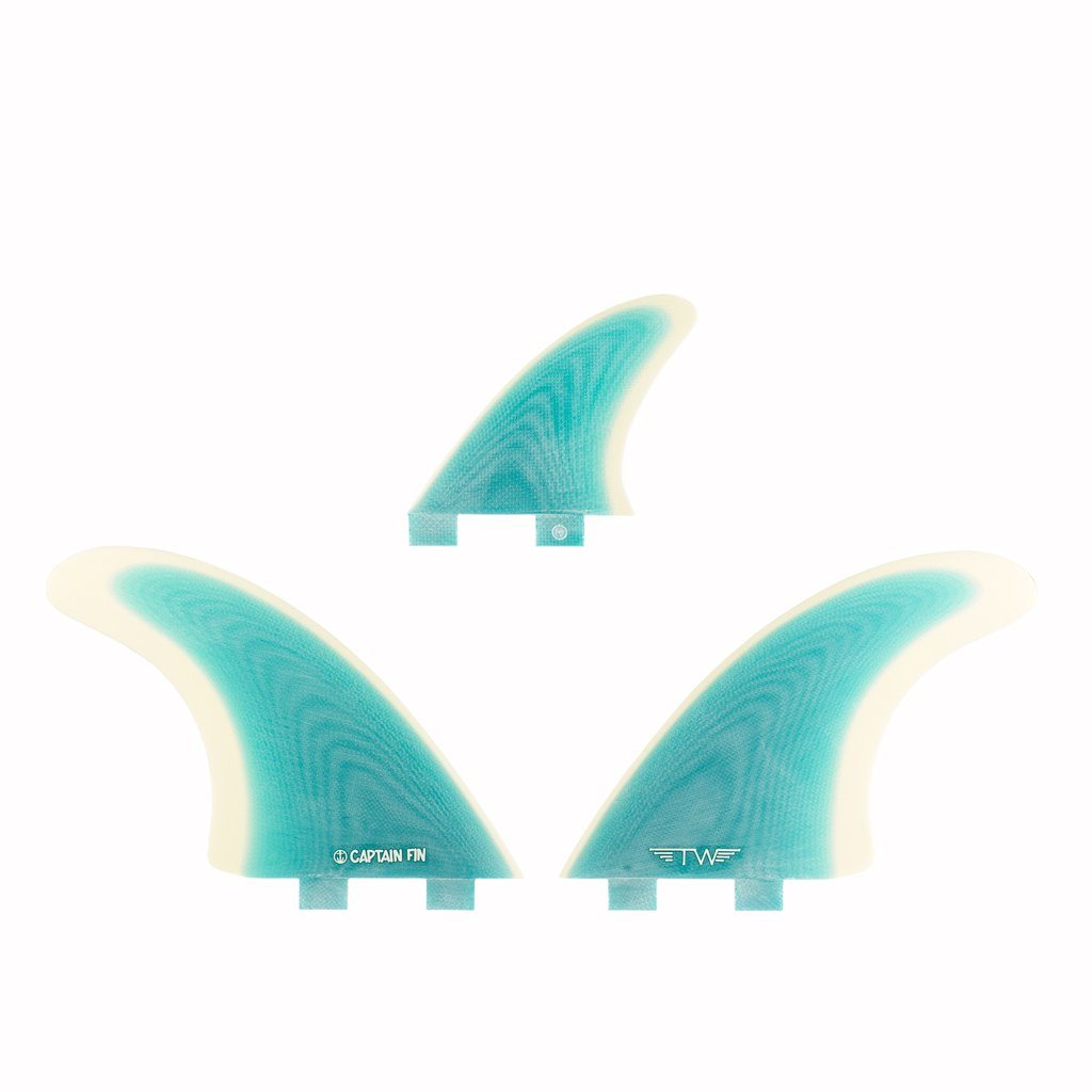 Captain Fin Co - Tyler Warren Twin Especial + Trailer - Medium - Turquoise (FCS)