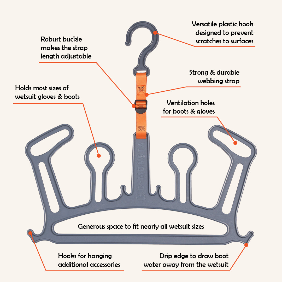 C-monsta Wetsuit Hanger