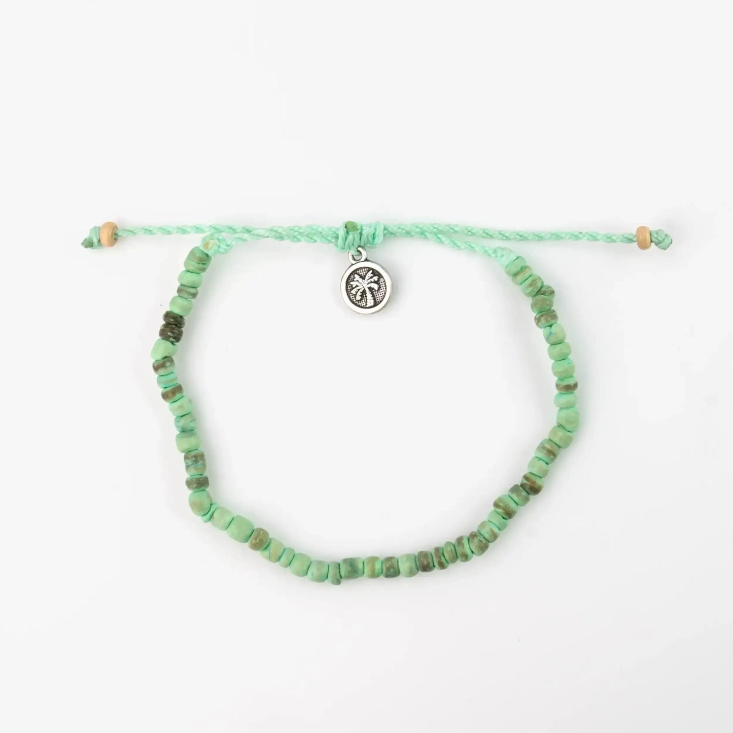 Coconut Wood Beach Anklet Set