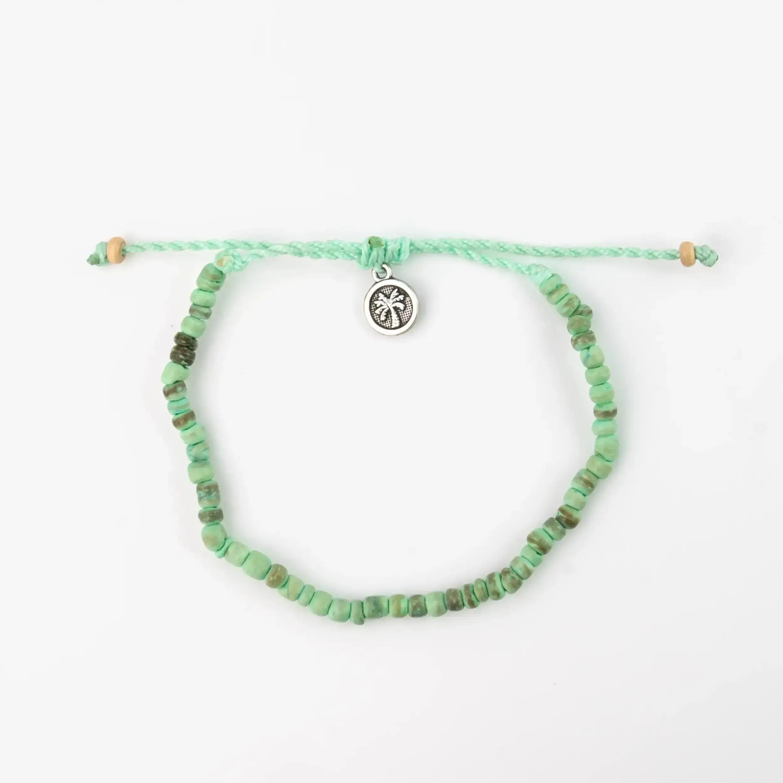 Coconut Wood Beaded Beach Bracelet