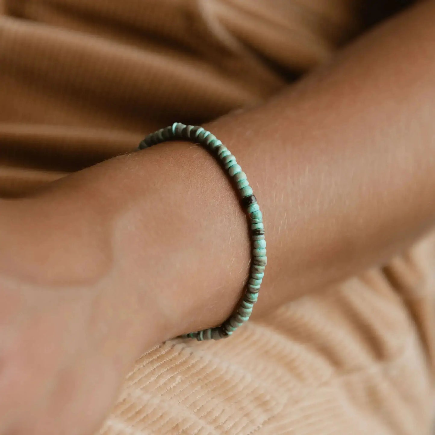 Coconut Wood Beaded Beach Bracelet