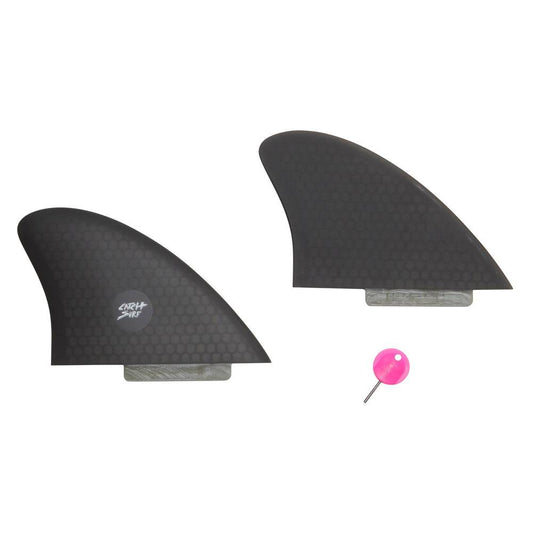 Catch Surf - Ultra Hi-Perf Twin Fin Kit - Black