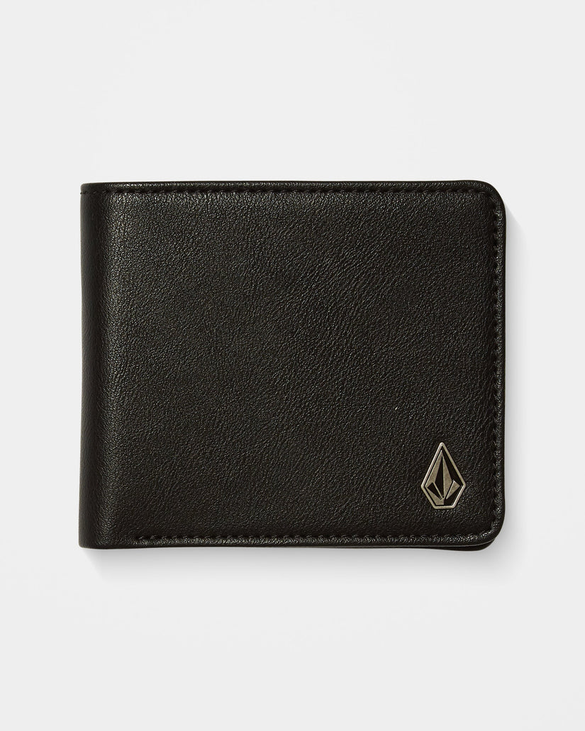 Volcom Slim Stone Wallet - Black