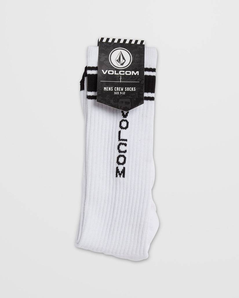 Volcom High Stripe Socks - White