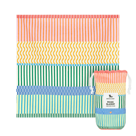 Stripe Up Your Life Picnic Blanket