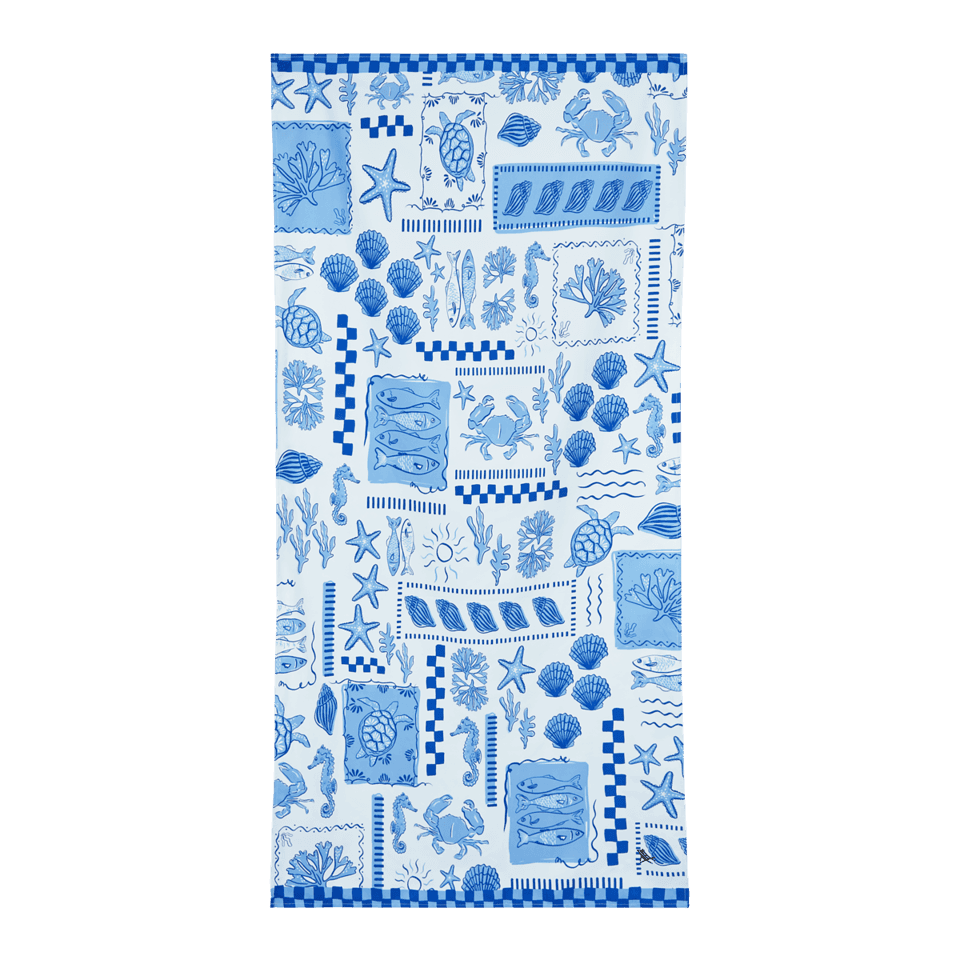 XL Grecian Shores Beach Towel for Your Beach Adventures