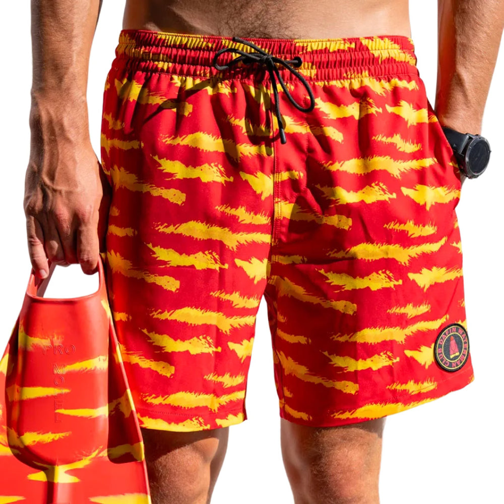 DaFin - Volley Shorts - Camo Red