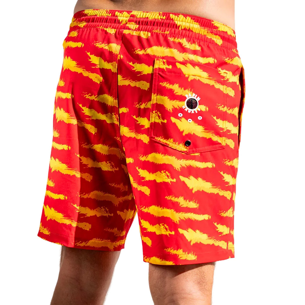 DaFin - Volley Shorts - Camo Red