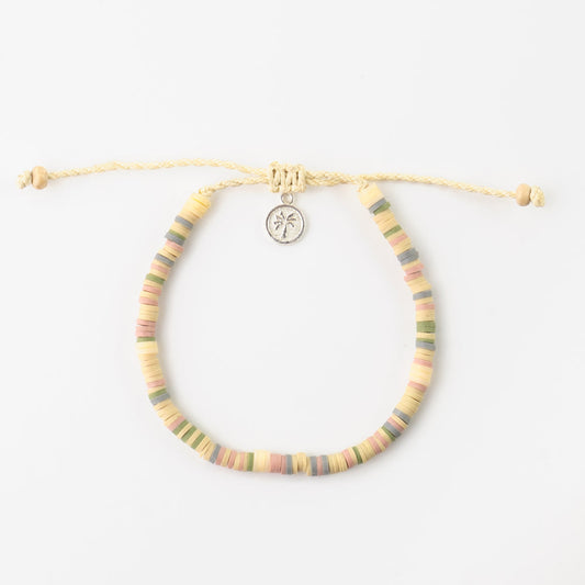 Pineapple Island Anklet FIA-029 with colorful beads and charm.