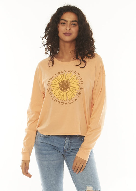 Sisstrevolution Daisy Days Ls Knit Tee