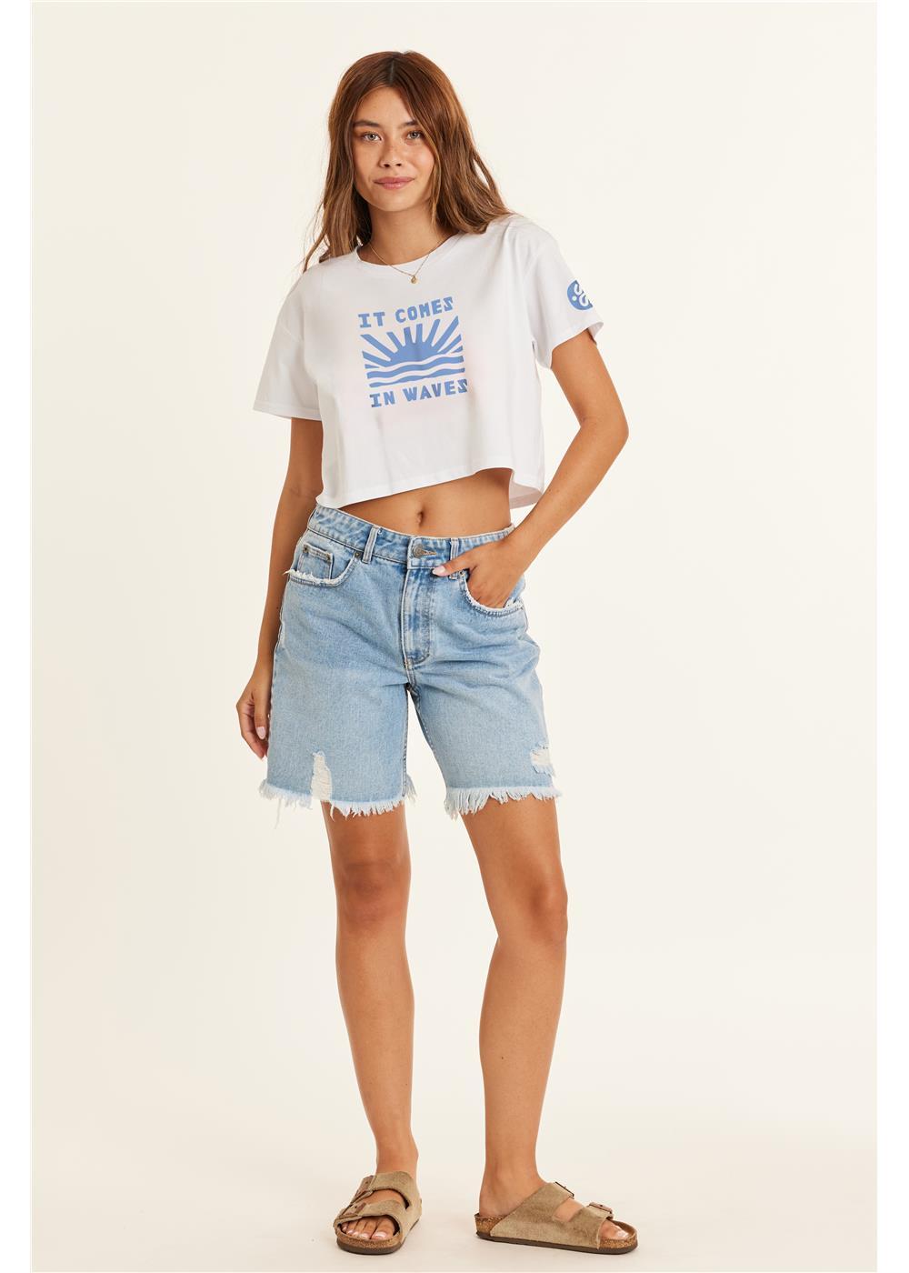 Sisstrevolution The Cruiser Crop Tee