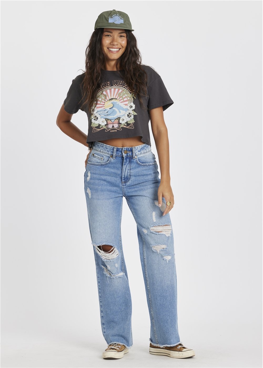 Sisstrevolution The Cruiser Crop Tee