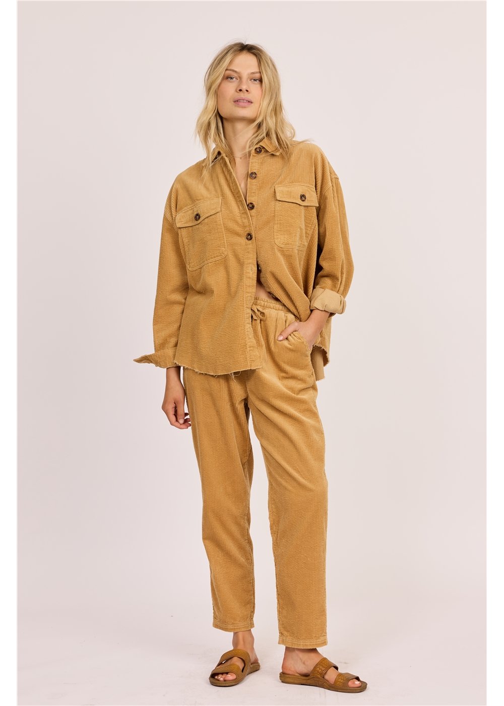 Sisstr After Hours Cord Shacket