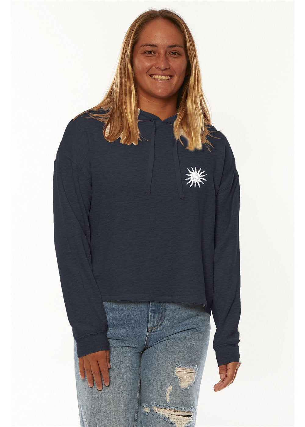 Sisstr High Seas Ls Crop Flc Hoodie