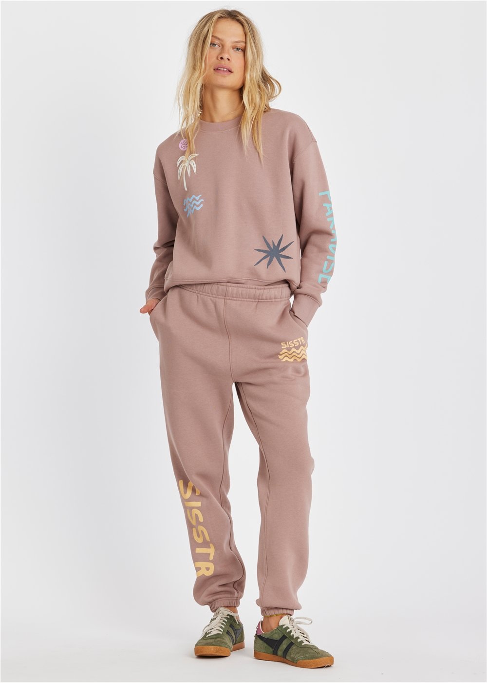 Sisstr Surf Long Sleeve Fleece Crew