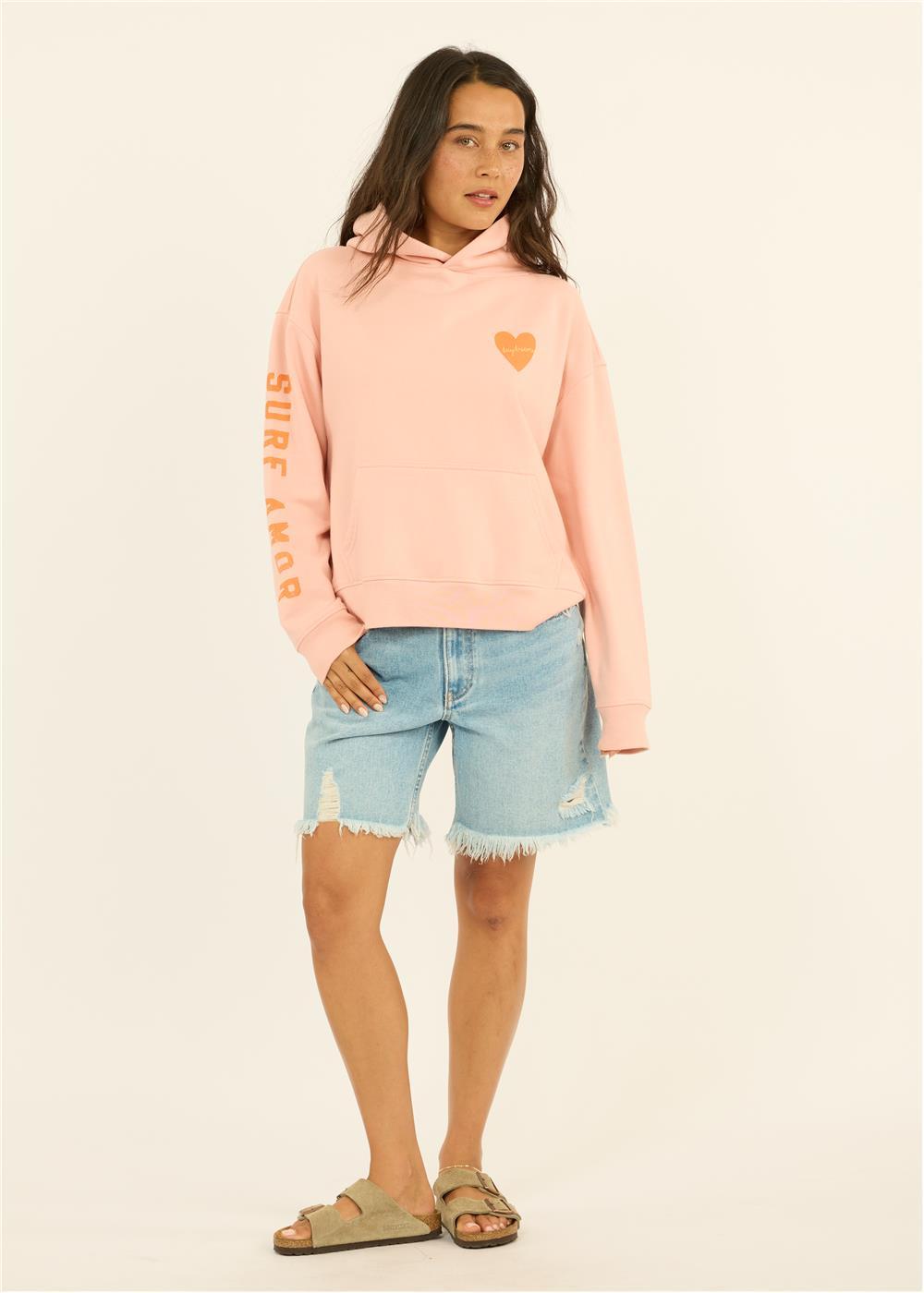 Sisstr Surf Check Fleece Hoodie