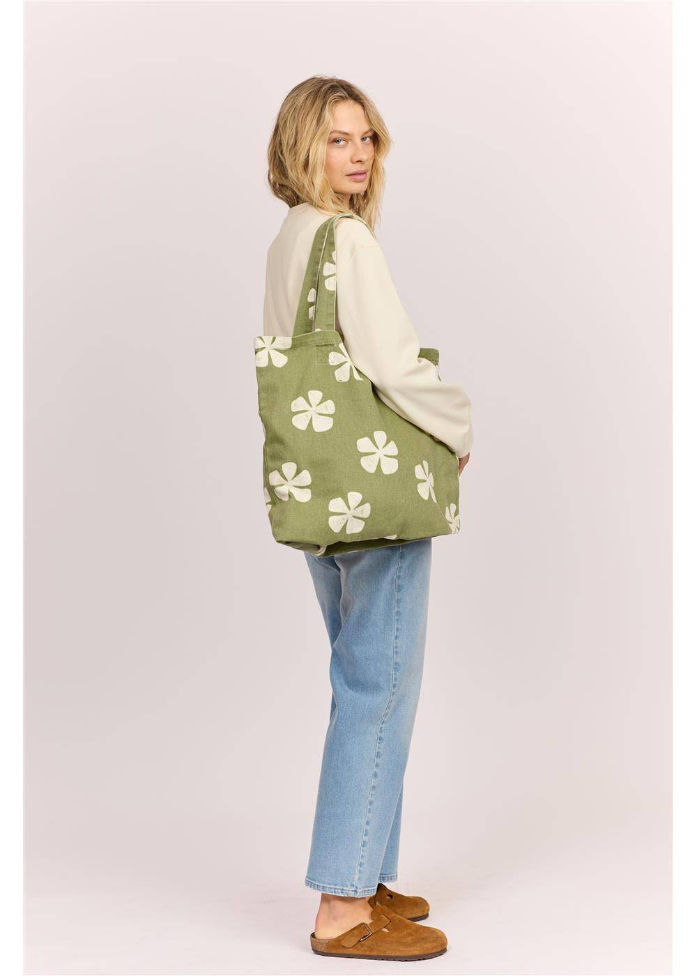 Sisstr Been Busy 100% Cotton Tote Bag for Everyday Use