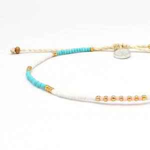 Pineapple Island Giada Gambia Beaded Anklet