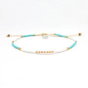Pineapple Island Giada Gambia Beaded Anklet