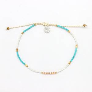 Pineapple Island Giada Gambia Beaded Anklet