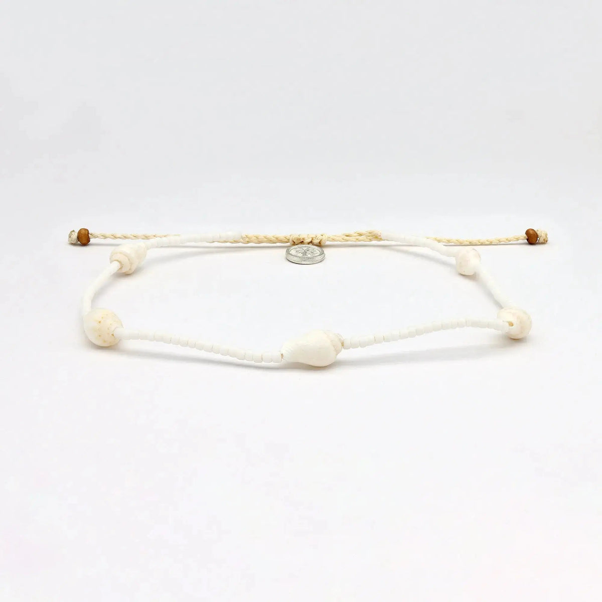 Giada Rahayu Shell Beaded Surf Anklet