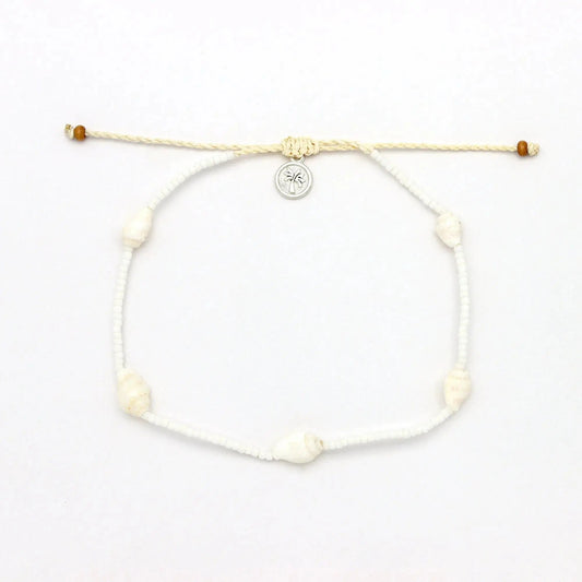 Giada Rahayu Shell Beaded Surf Anklet