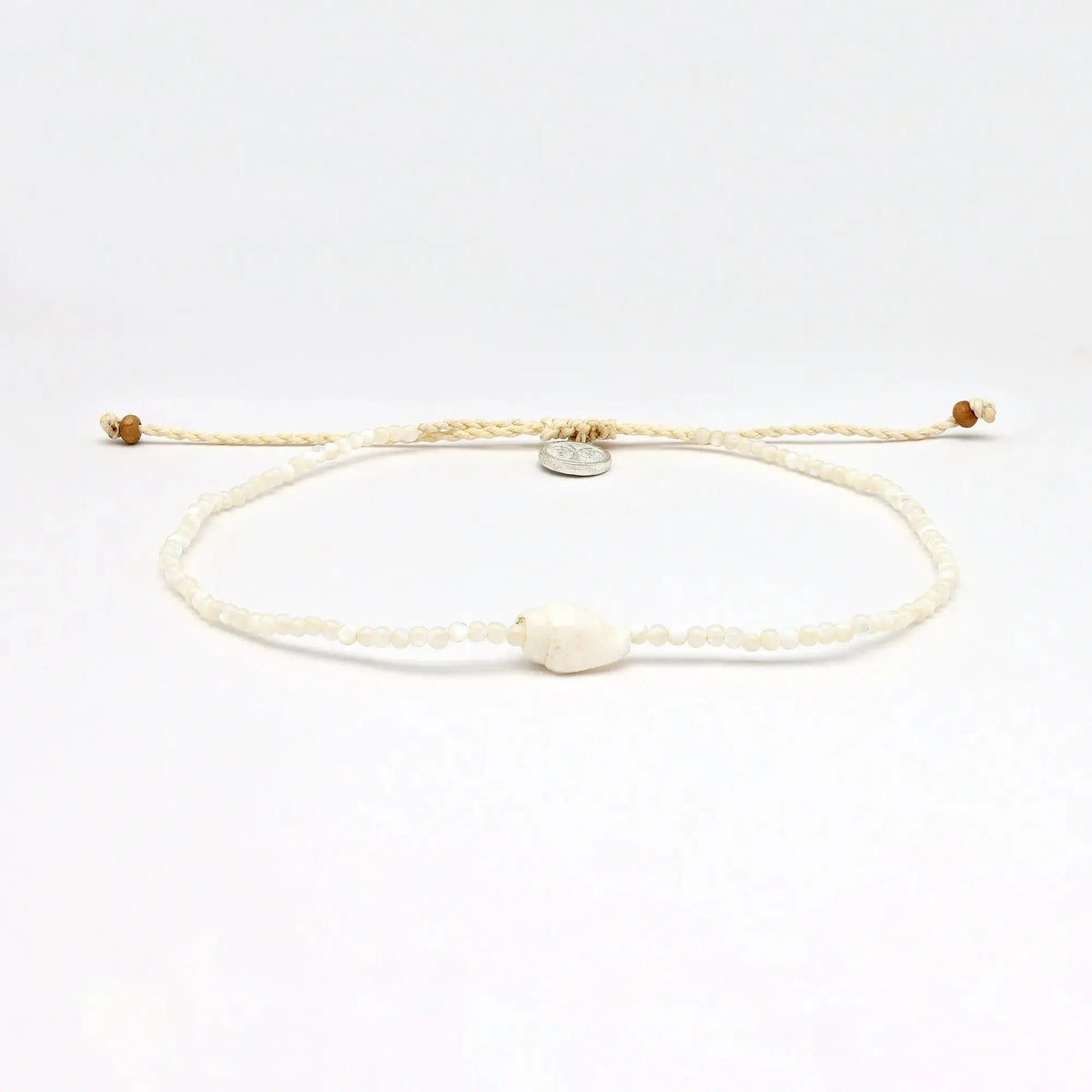 Giada Melati Shell Beaded Anklet