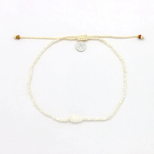 Giada Melati Shell Beaded Anklet