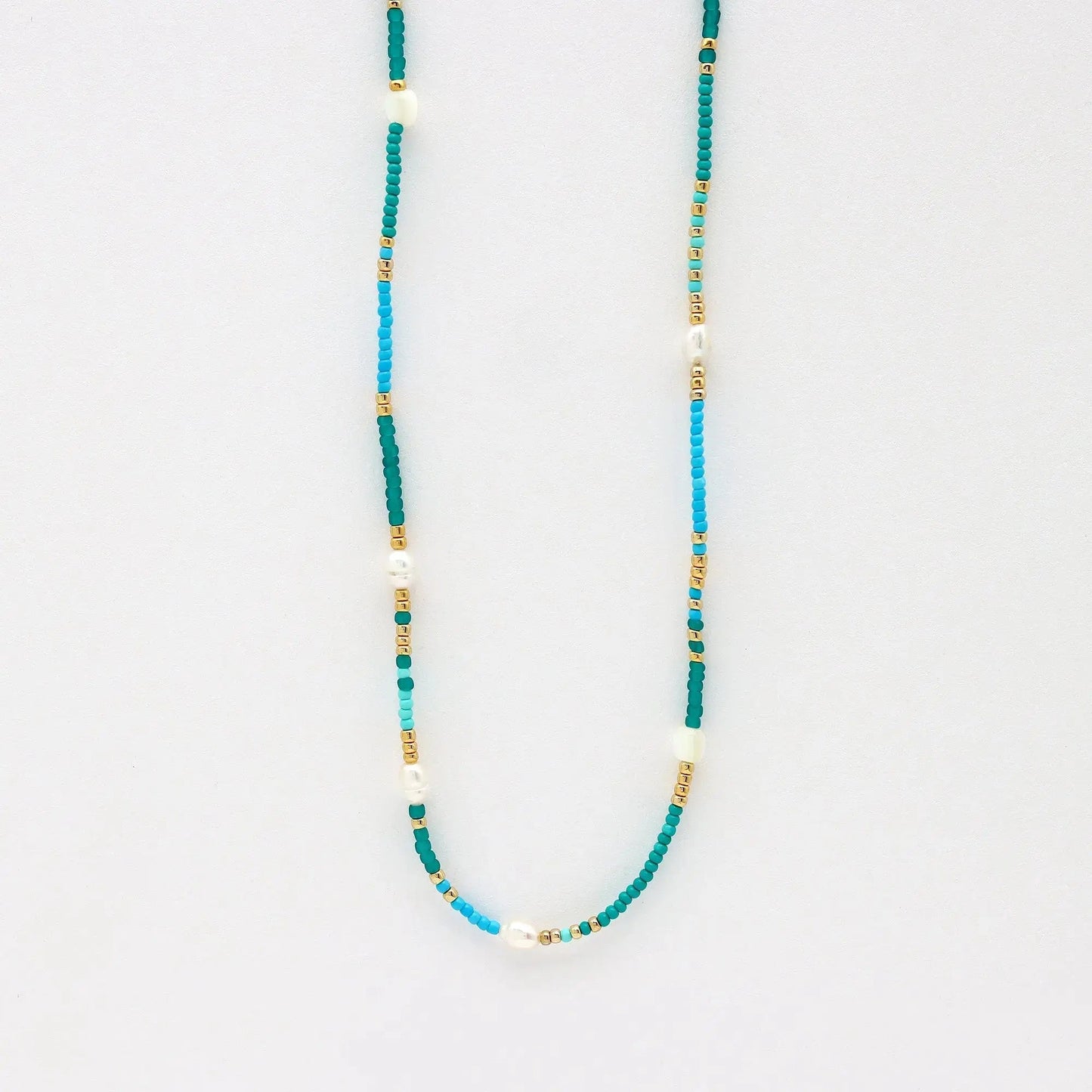 Giada Cinta Pearl Beaded Surf Necklace