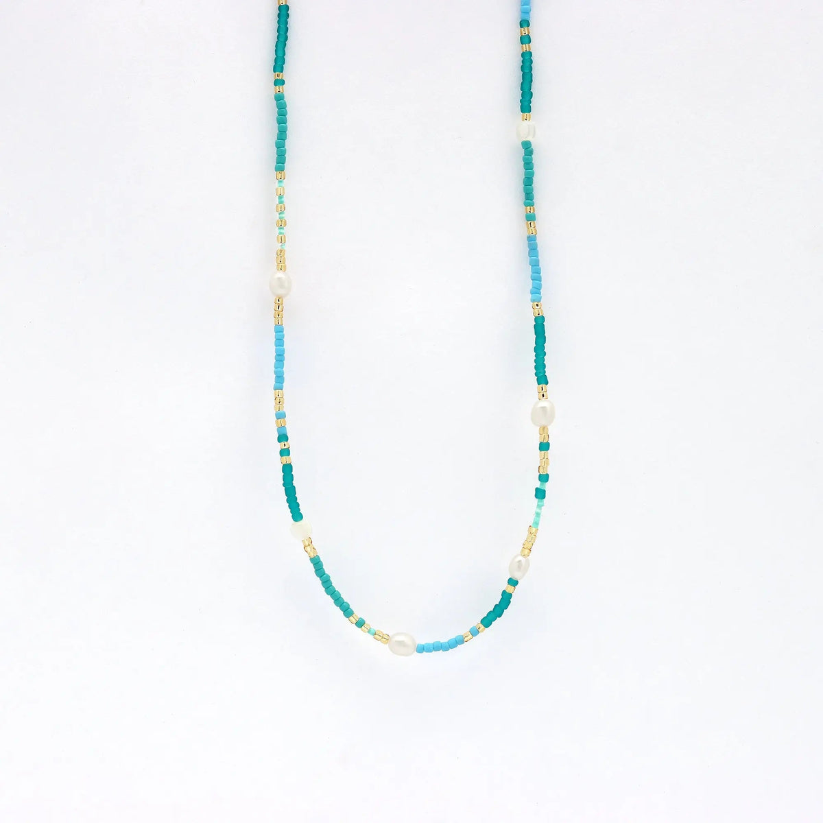 Giada Cinta Pearl Beaded Surf Necklace