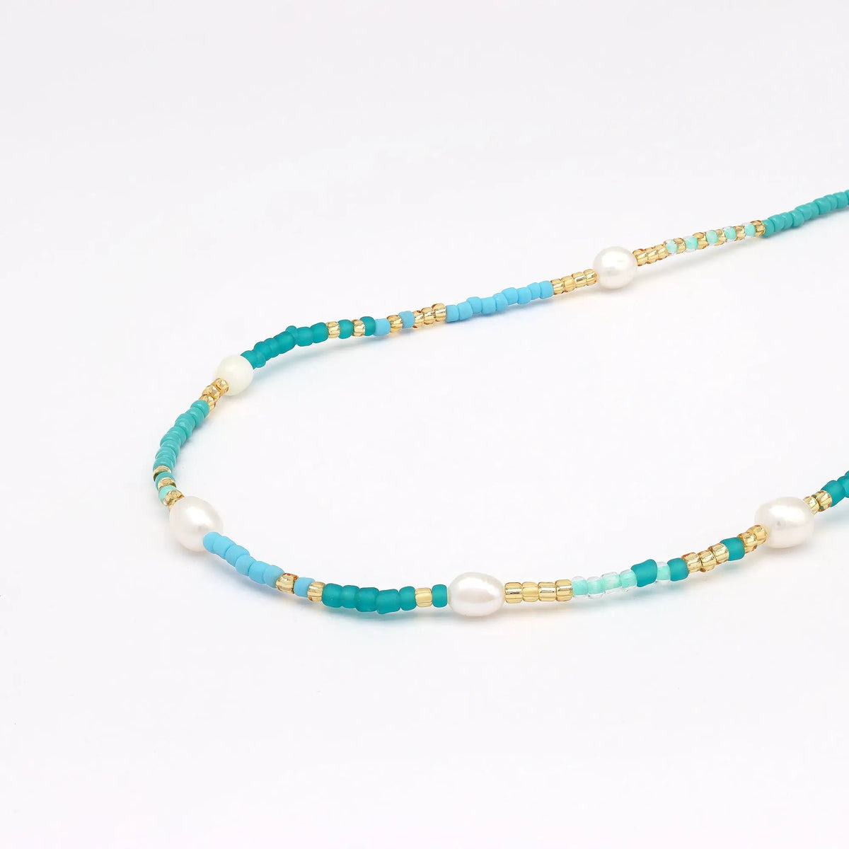 Giada Cinta Pearl Beaded Surf Necklace