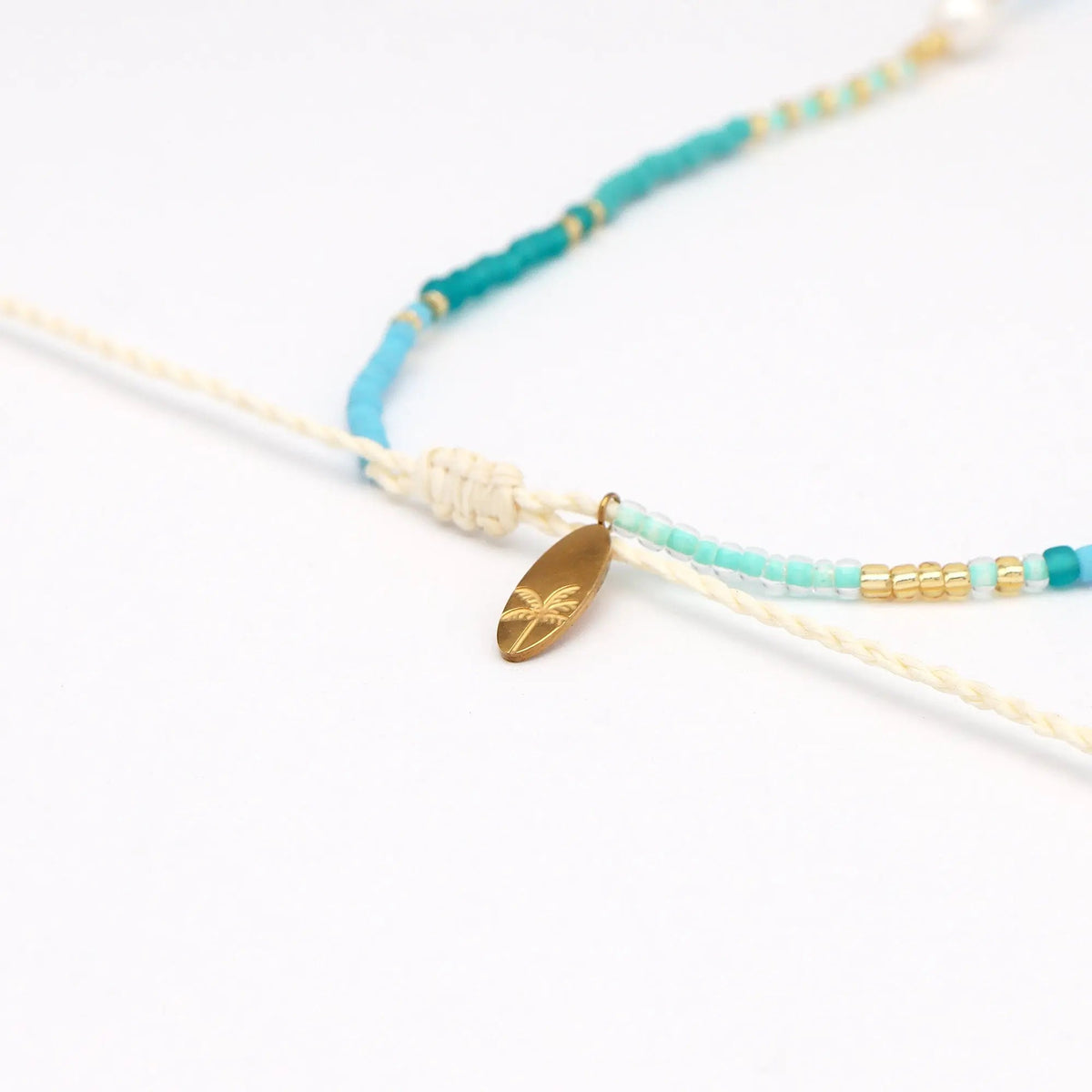 Giada Cinta Pearl Beaded Surf Necklace