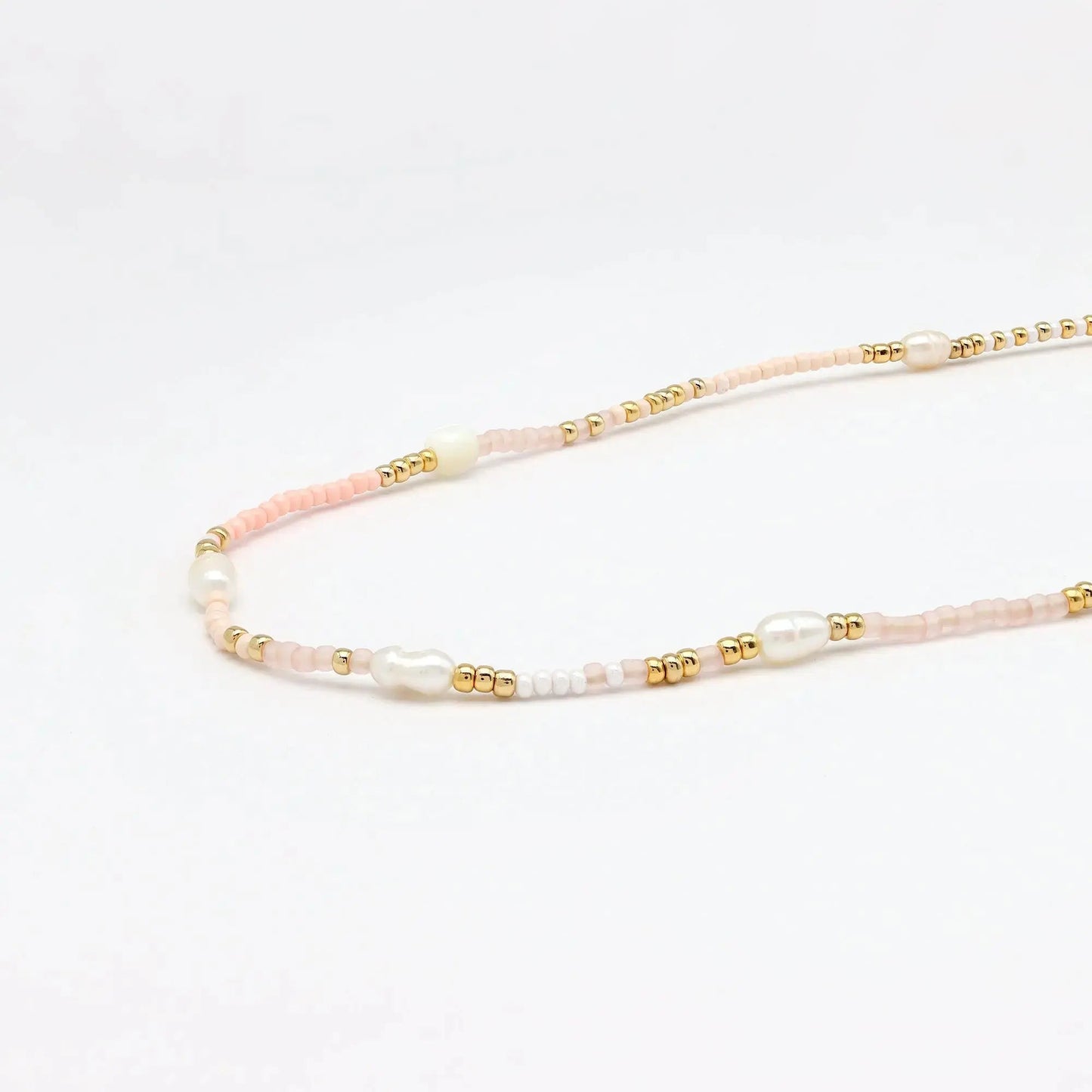 Giada Cinta Pearl Beaded Surf Necklace