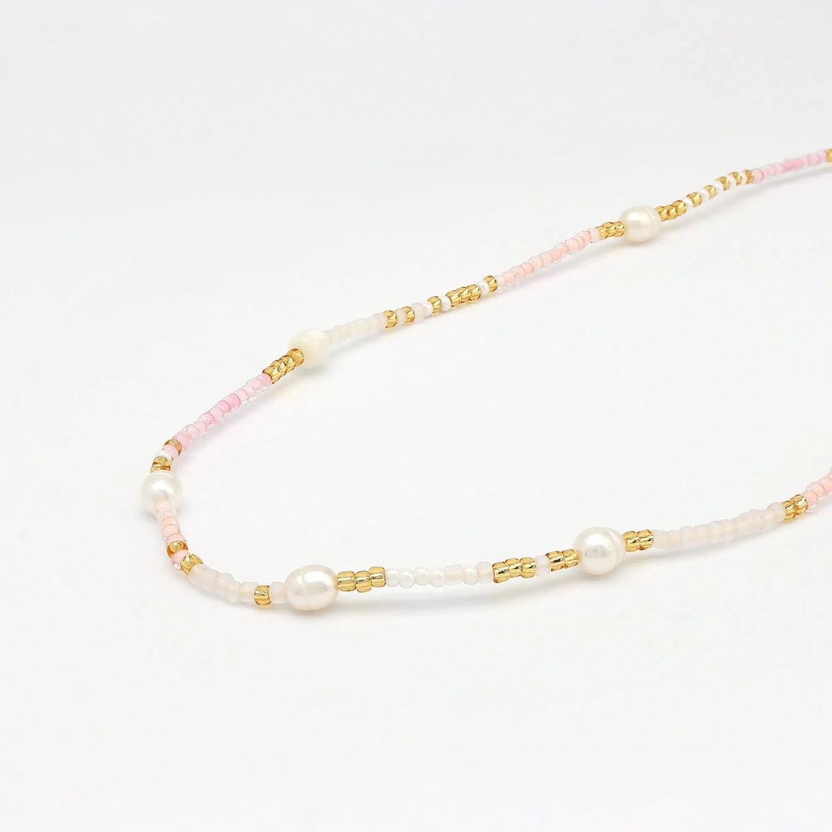 Giada Cinta Pearl Beaded Surf Necklace