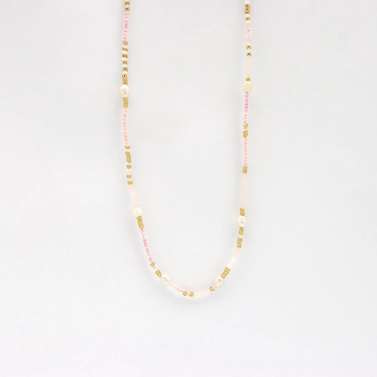Giada Cinta Pearl Beaded Surf Necklace