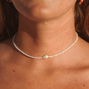 Pineapple Island Giada Melati Shell Beaded Necklace