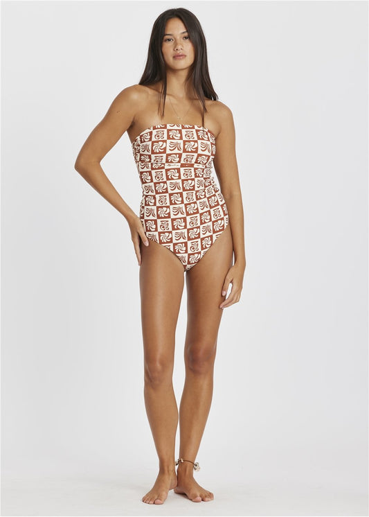 Sisstr Sun & Sol Strapless One Piece