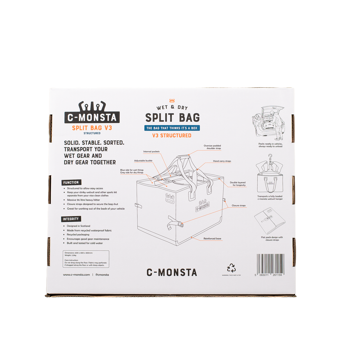 C-Monsta Structured Split Bag V3 (UK)