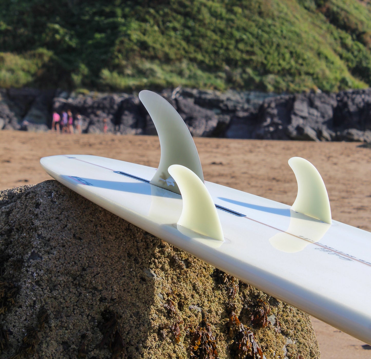 9ft Southern Swells Longboard Round Tail Clear Epoxy Finish (FINS Included)