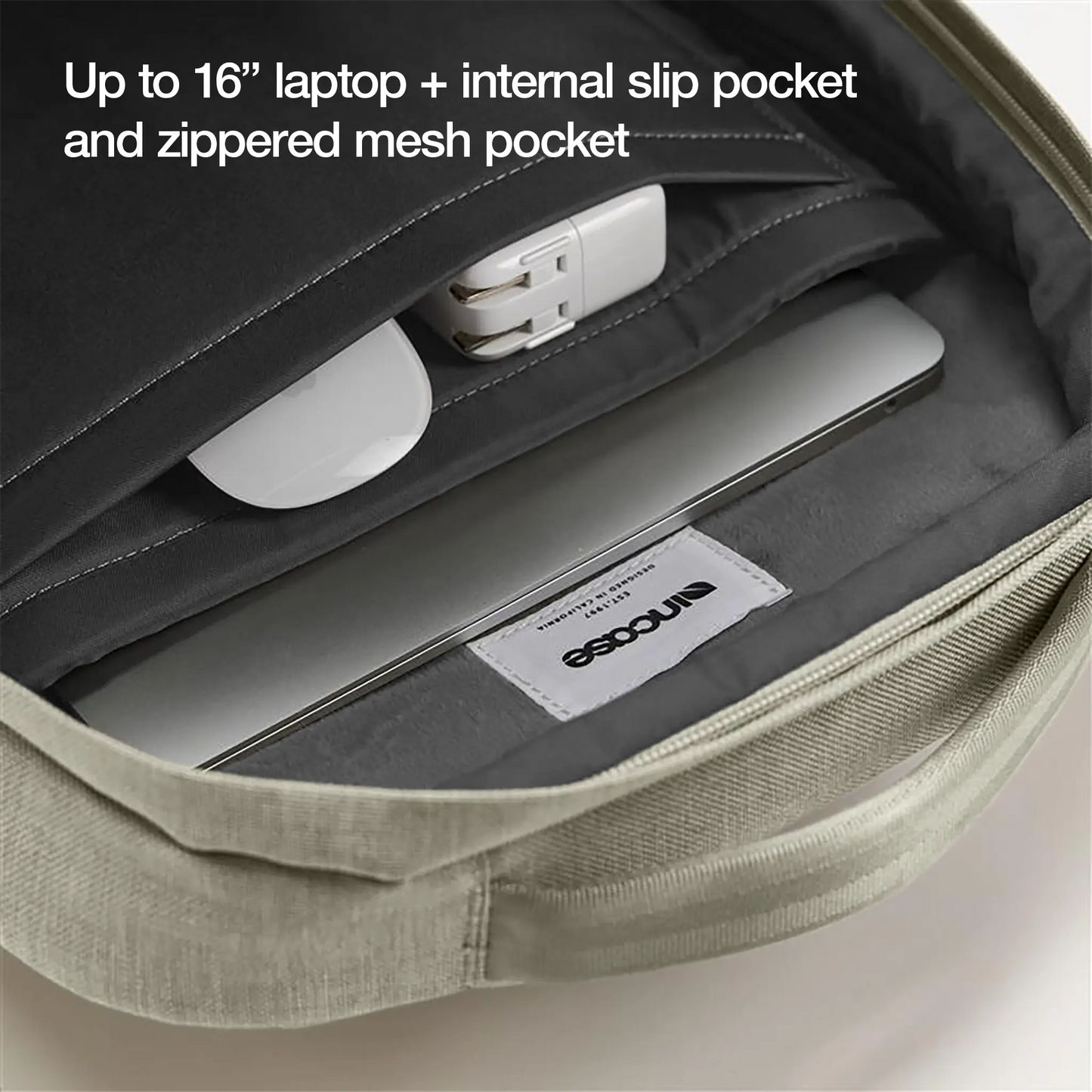 INCASE Crosstown Backpack with Woolnex 18L - Limestone