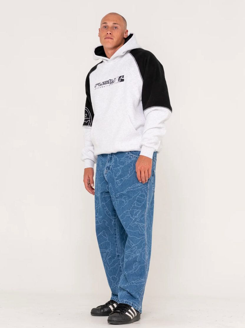 Rusty Incognito Hooded Fleece