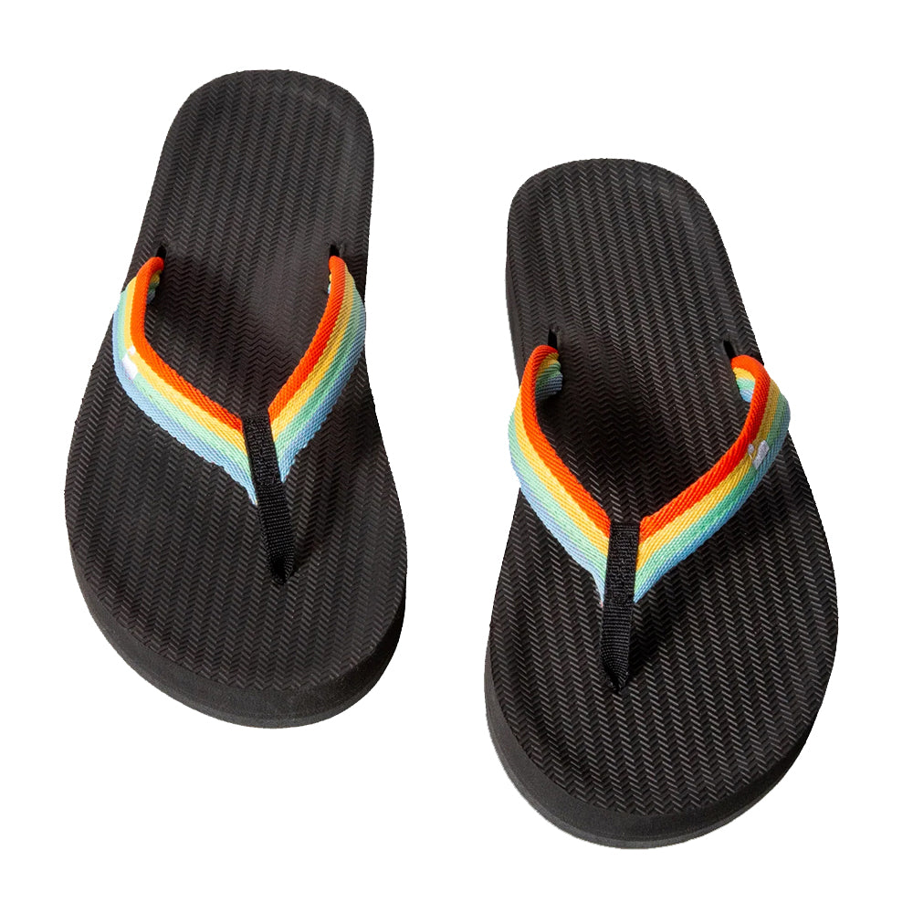 Indosole - Womens Flip Flops - Easy Living - Rainbow