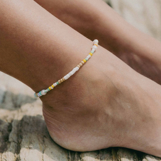Mentawai Islands Surfer Pearl Anklet