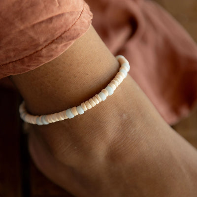 Pineapple Island Samosir Natural Beaded Anklet