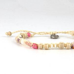 Pineapple Island Mount Rinjani Surfer Bracelet - Coral