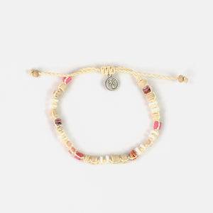 Pineapple Island Mount Rinjani Surfer Bracelet - Coral