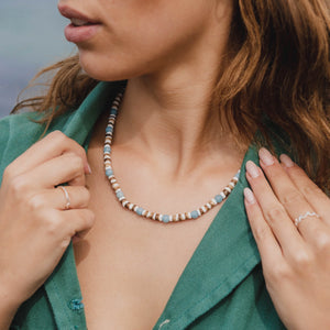 Pineapple Island Mantra Point Surfer Necklace