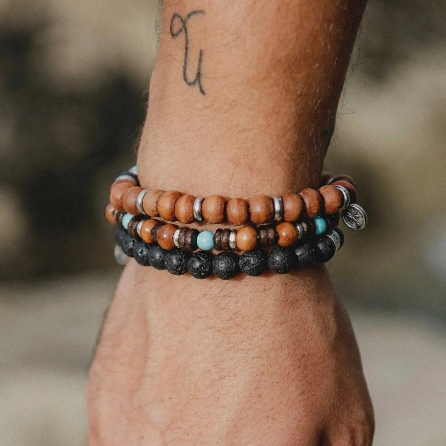 Mens Bracelet Letterbox Gift Set with Five Unique Bracelets