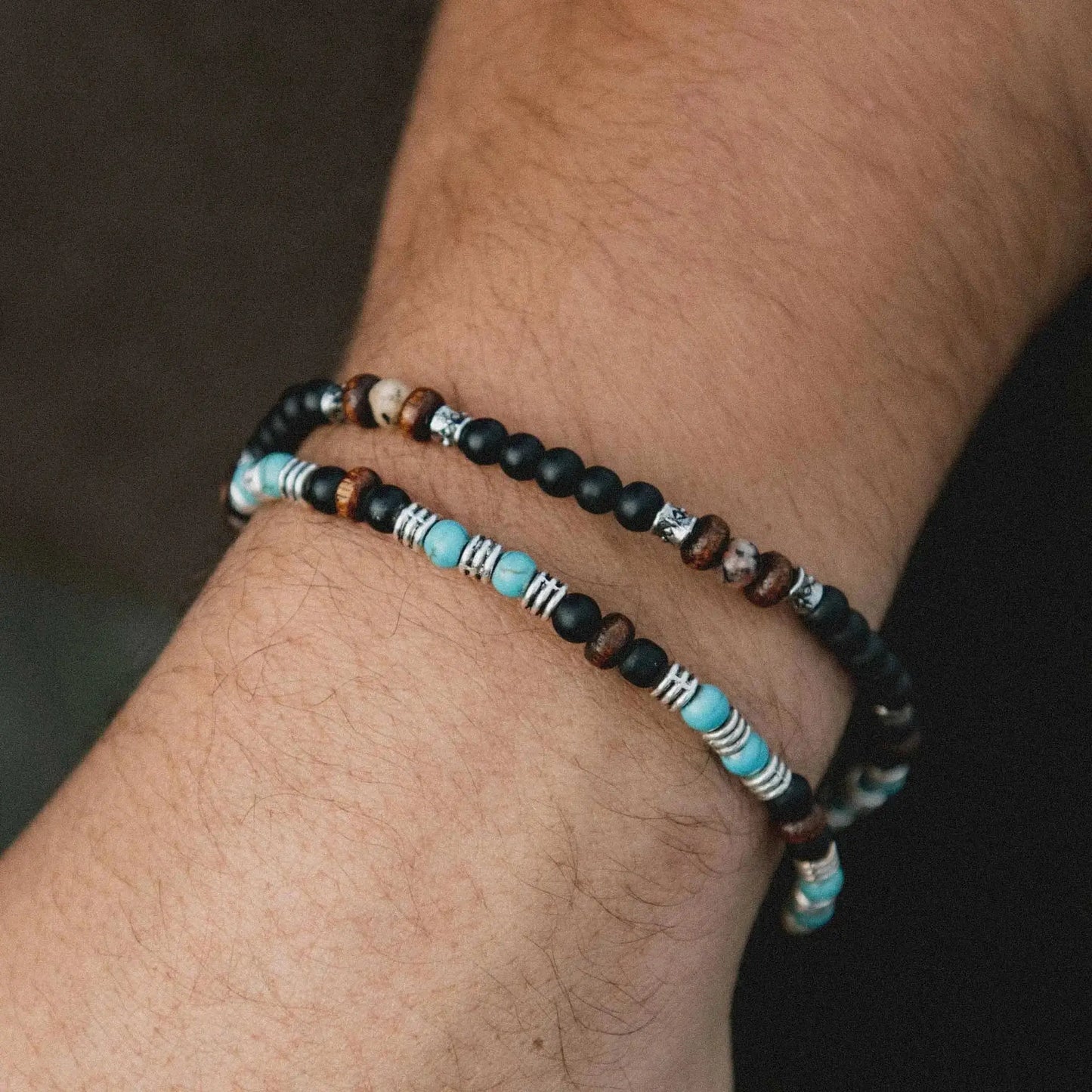 Mens Bracelet Letterbox Gift Set with Five Unique Bracelets
